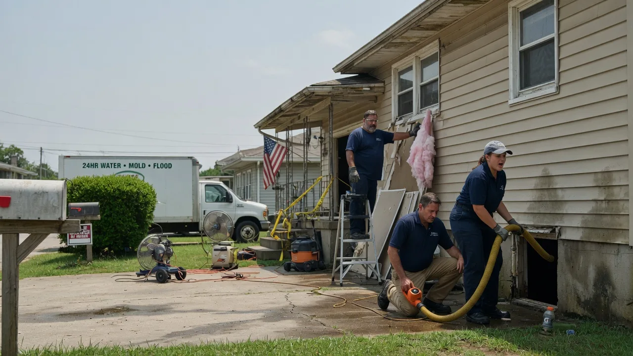 Water Damage Repair in Jenks, OK near me